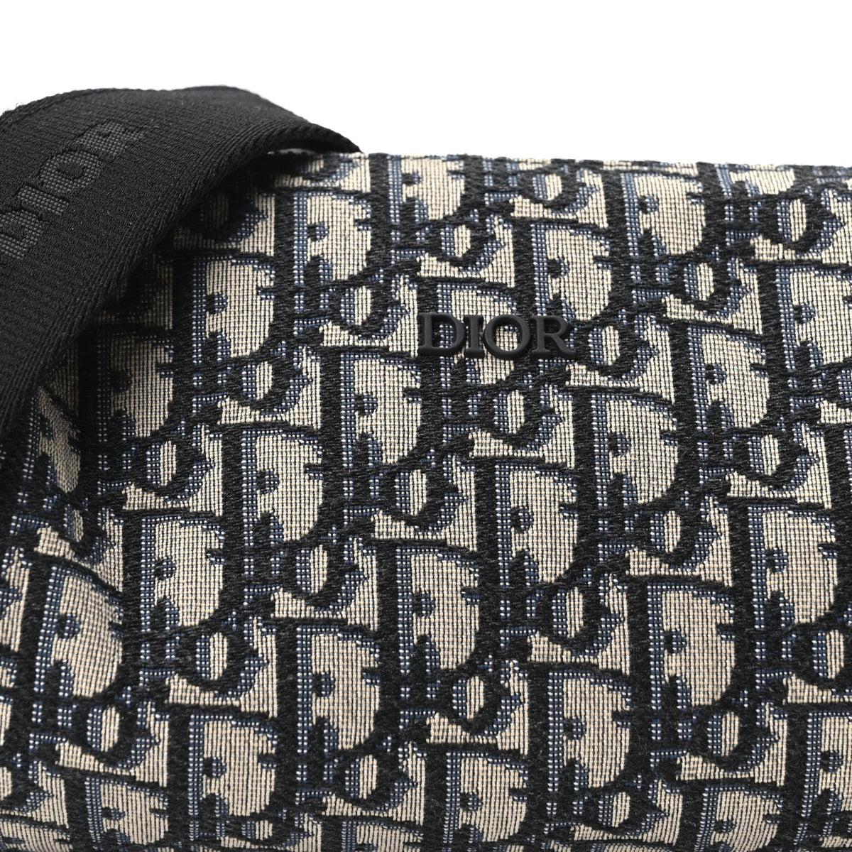 Oblique Roller Messenger Bag Blue