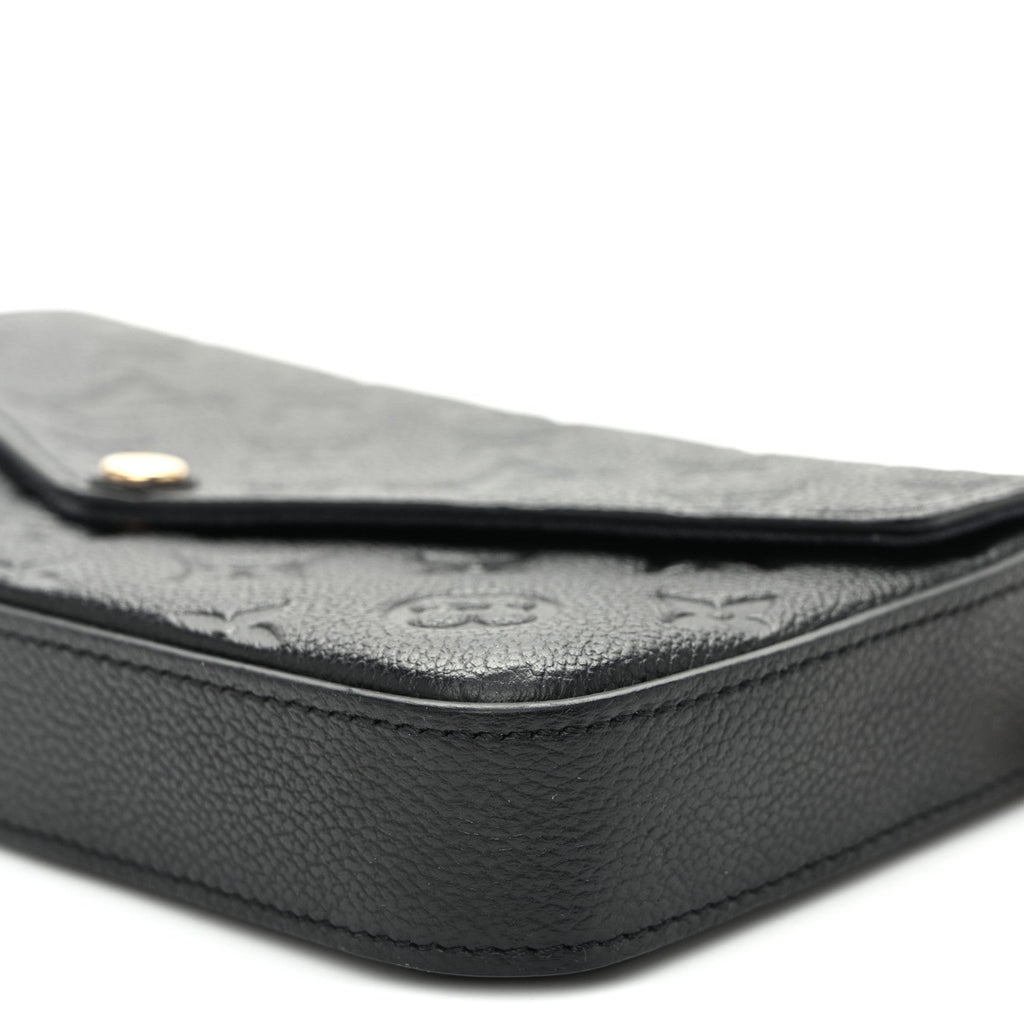 Empreinte Pochette Felicie Chain Wallet Black