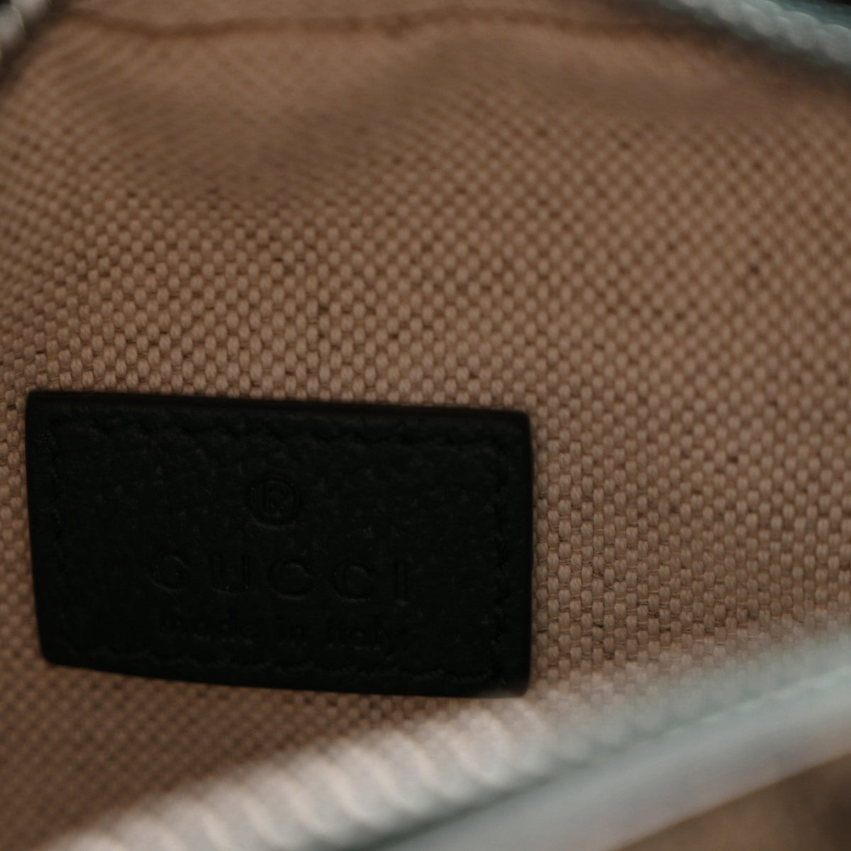 Monogram GG Mignon Textured Dollar Calfskin GG Supreme Monogram Quilted Mini GG Shoulder Bag Green Beige Ebony