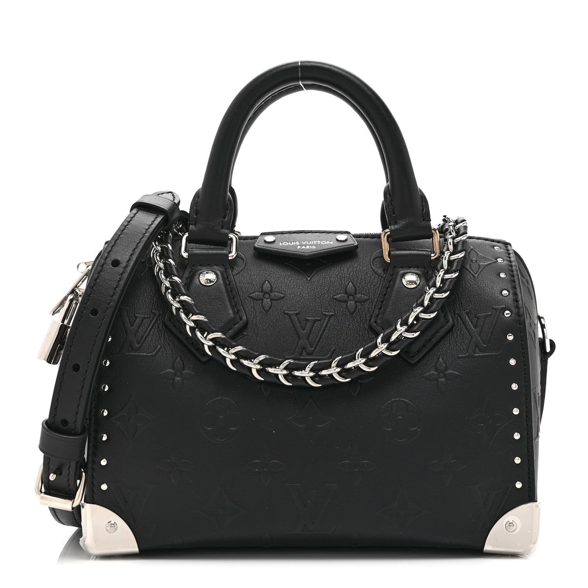 Calfskin Monogram Bold Speedy Trunk 20