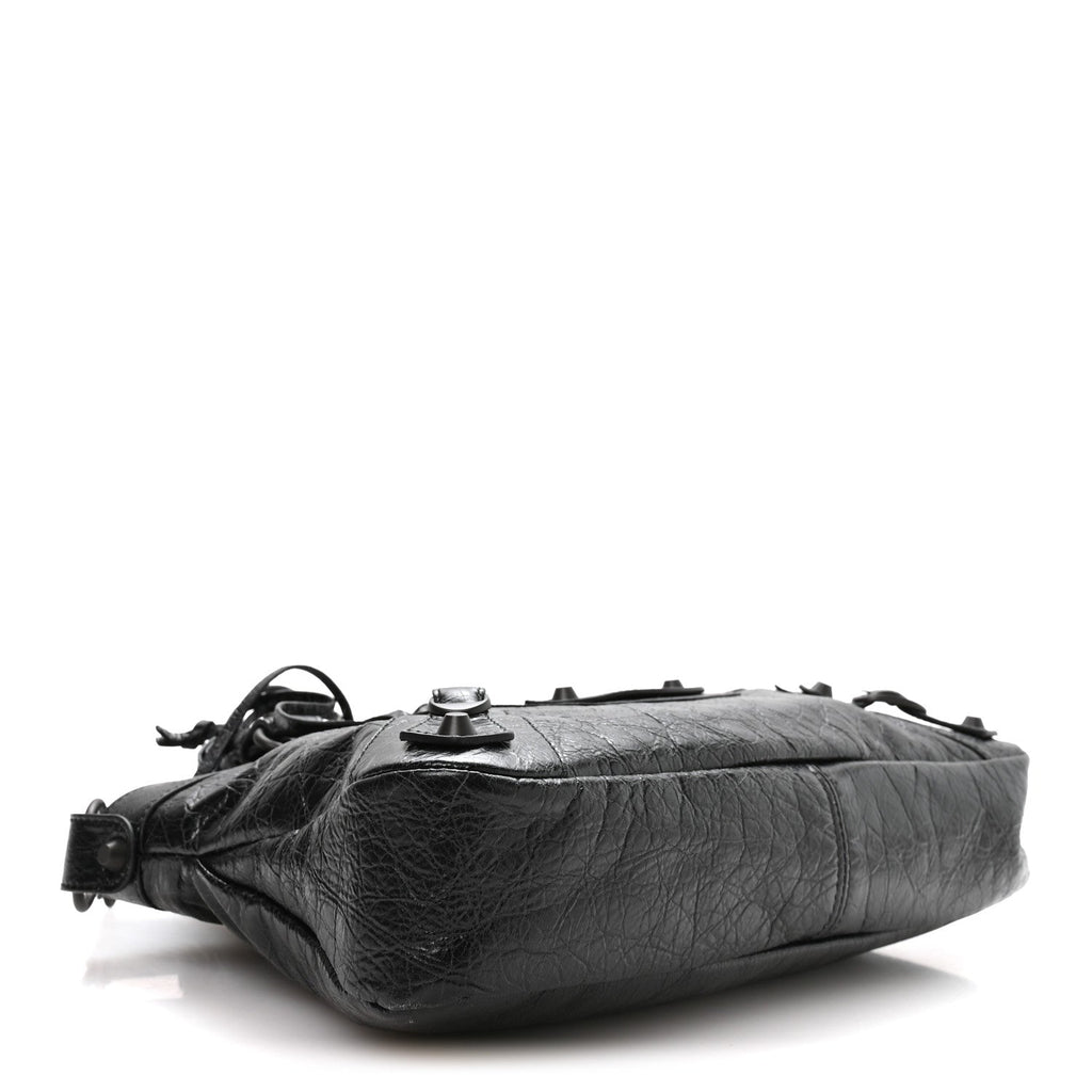 Agneau Arena Classic Hardware Le City First Bag Black