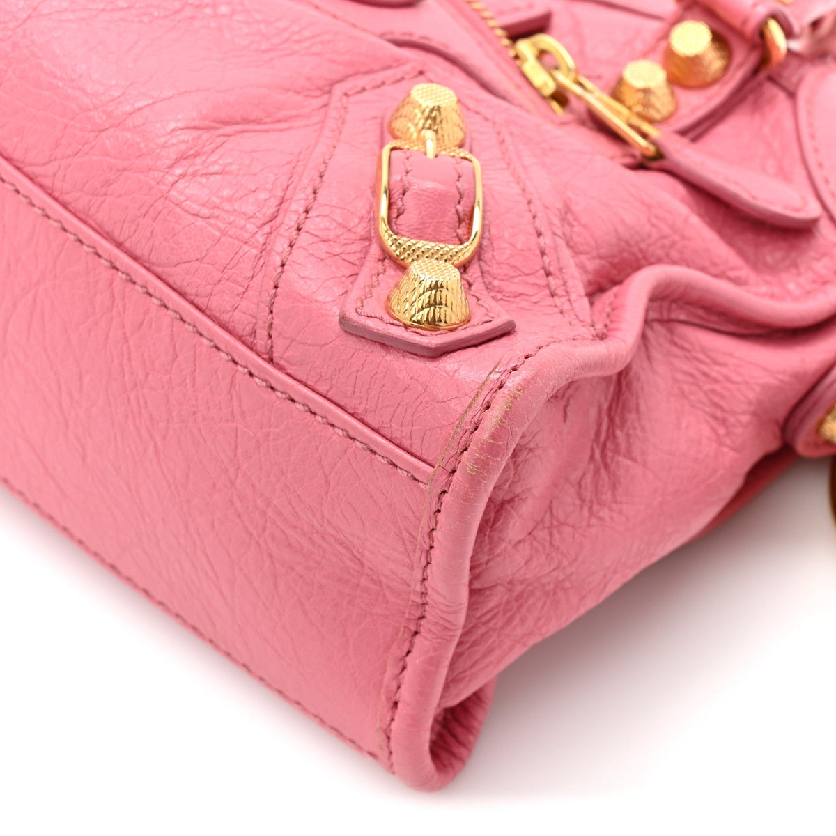 Agneau Giant 12 Gold Hardware Mini City Rose Bombon Raspberry