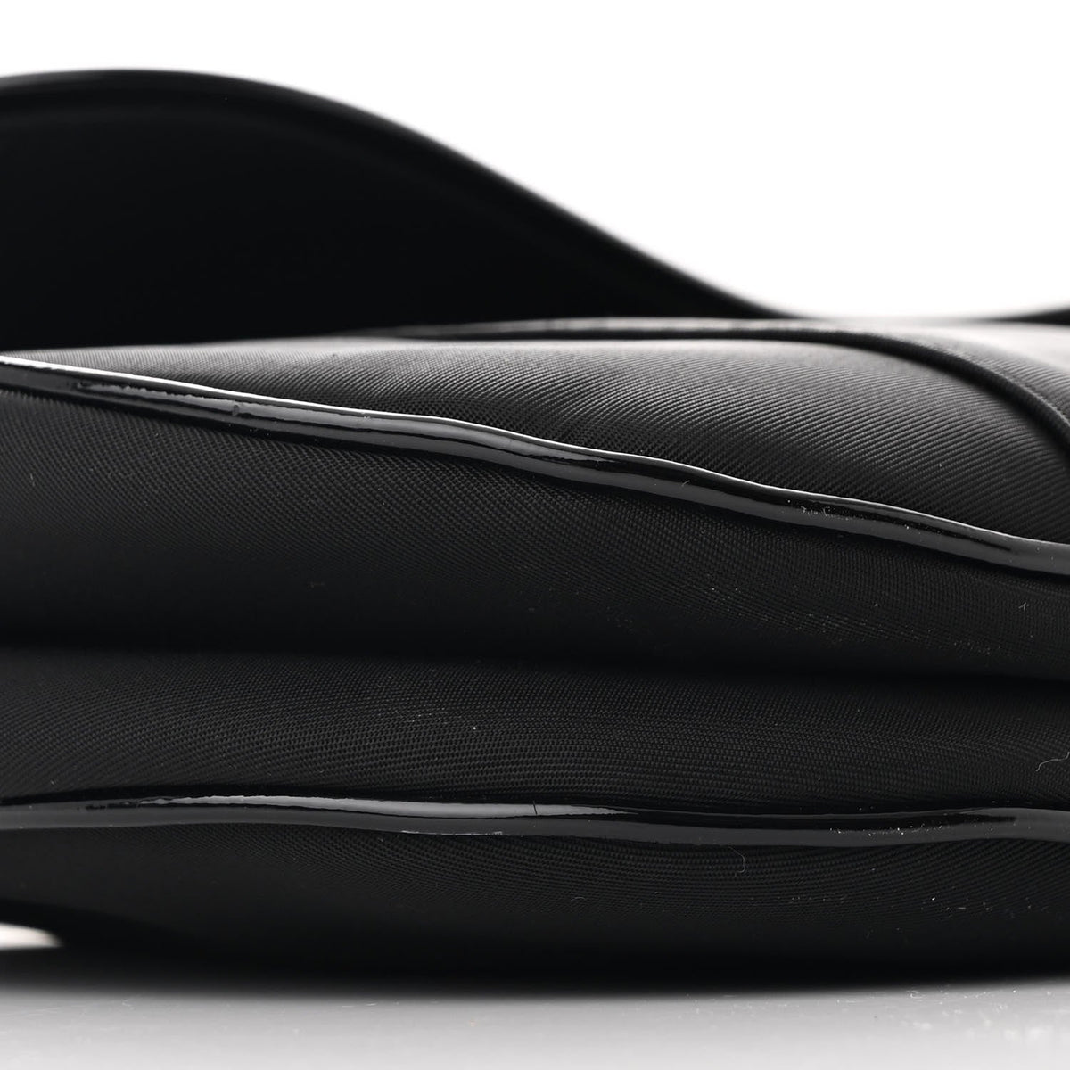 Nylon Saddle Bag Black