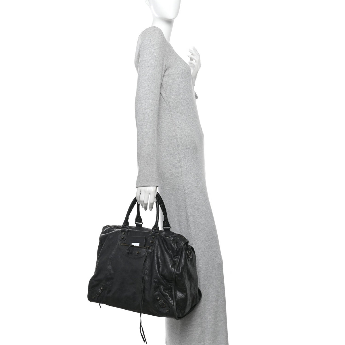 Agneau Classic Hardware Kraft Black