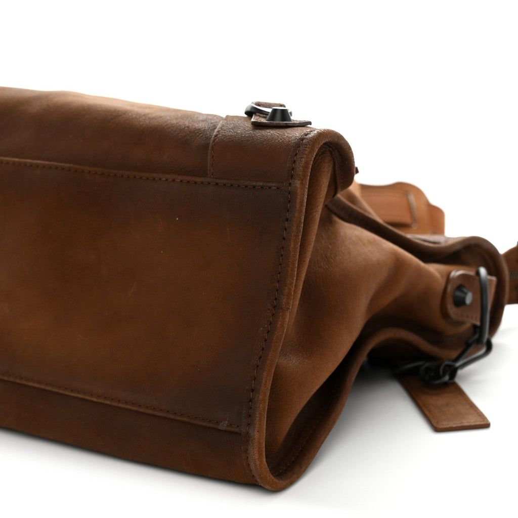 Arena Goatskin Classic Hardware Medium Le City Caramel