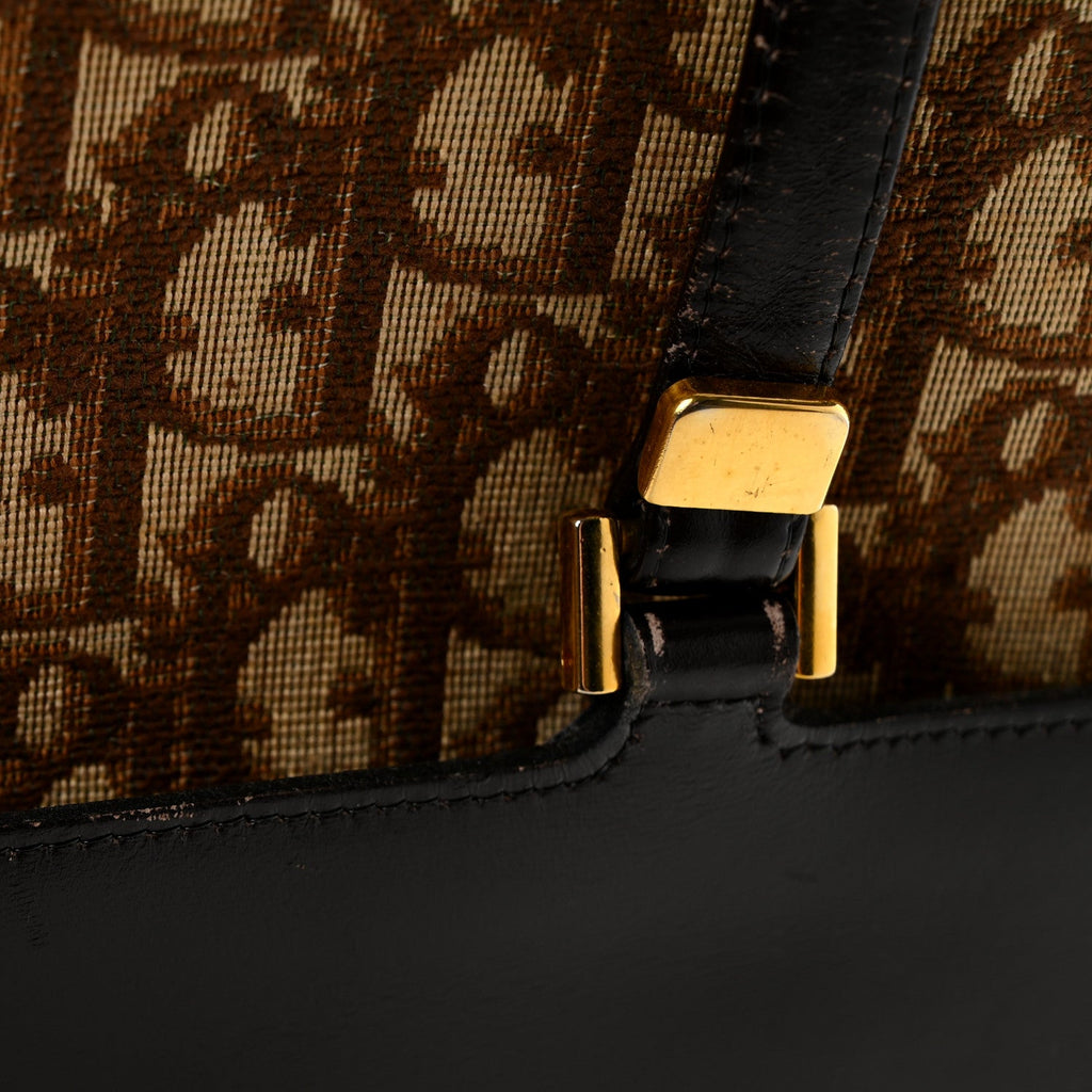 Monogram Trotter Shoulder Bag Brown