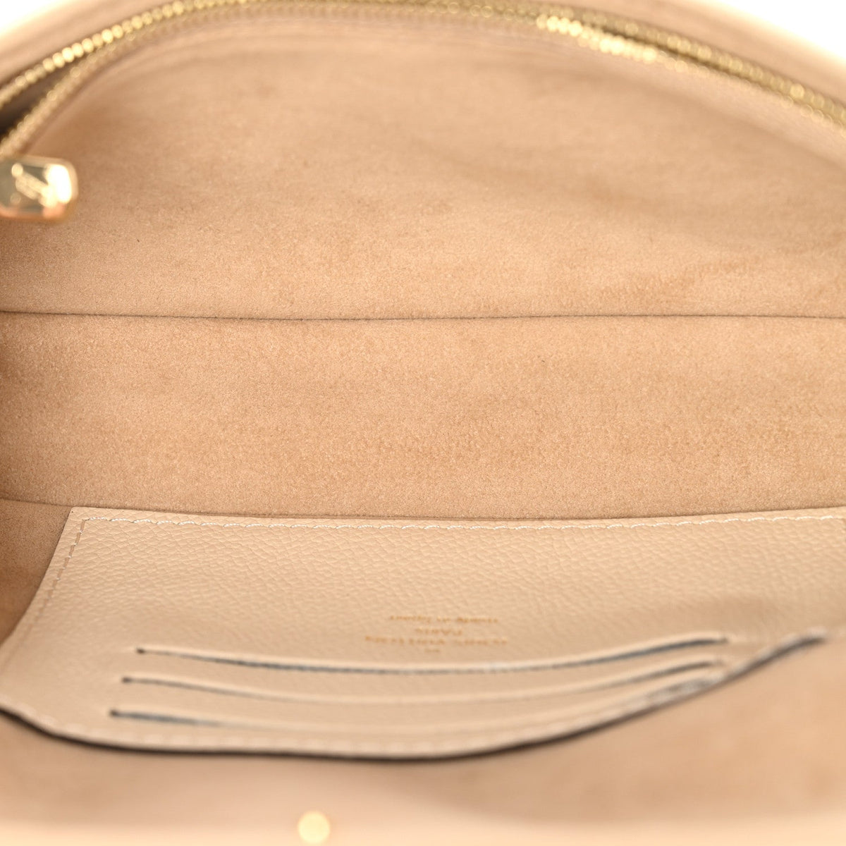 Empreinte Monogram Giant Ivy Wallet On Chain Cream