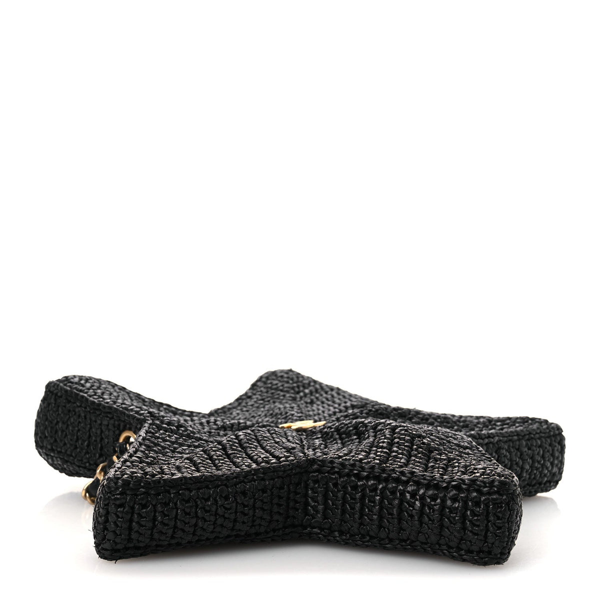 Raffia Star Coco Beach Bag Black
