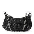 Agneau Arena Le Cagole Mini Purse With Chain Black
