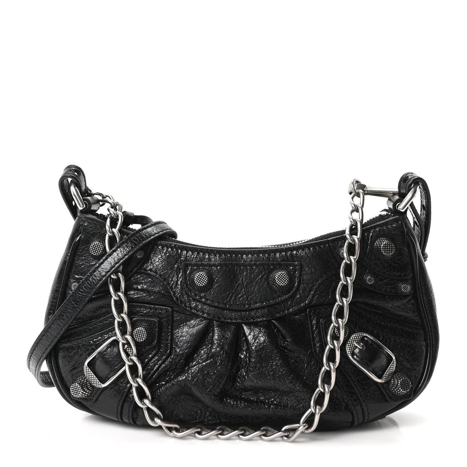 Agneau Arena Le Cagole Mini Purse With Chain Black