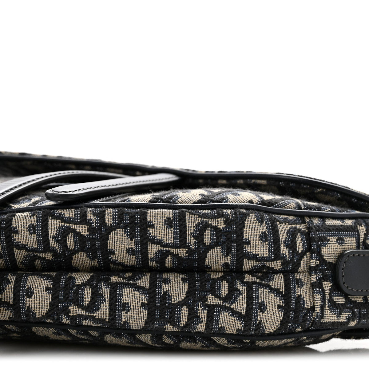Oblique Saddle Bag With Strap Blue