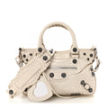 Agneau Arena Neo Cagole Medium Handbag White
