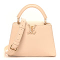 Taurillon Bloom Capucines BB Powder Beige