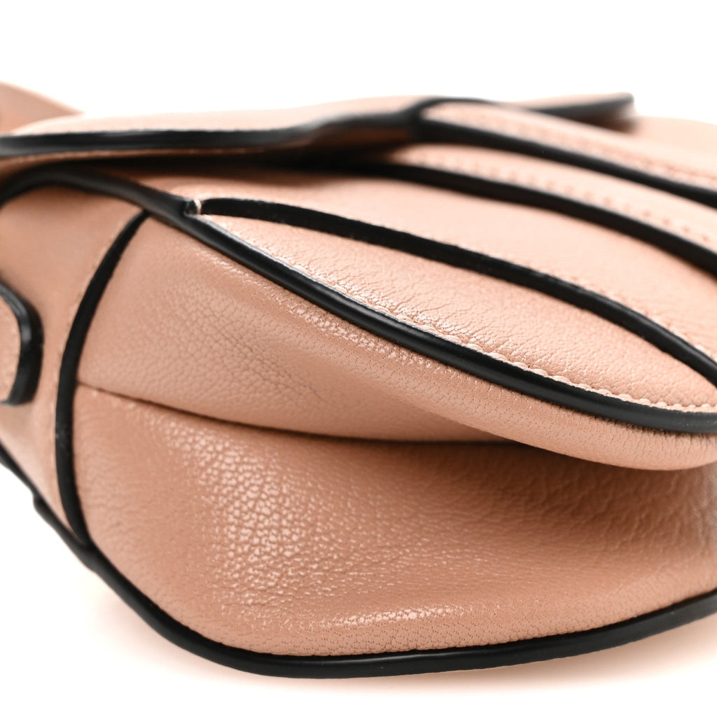 Goatskin Micro Saddle Bag Rose Des Vent