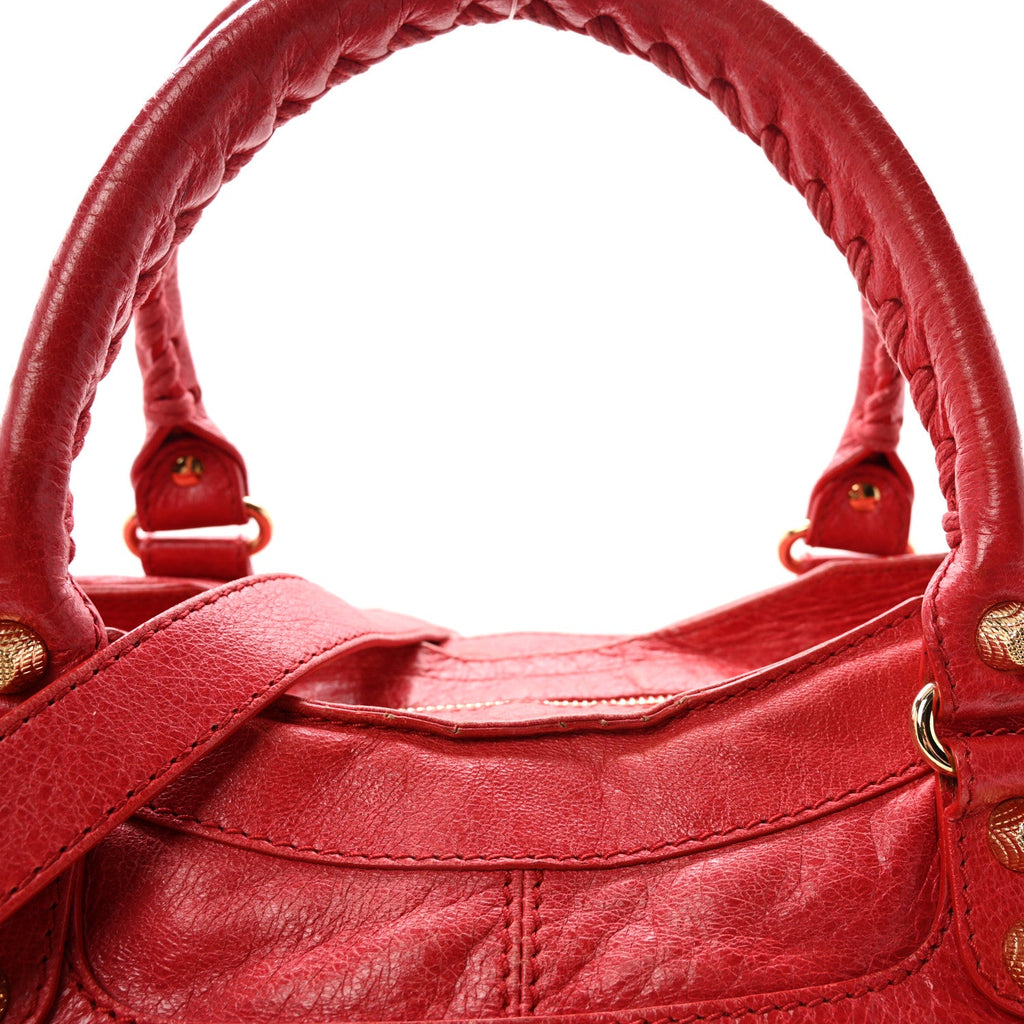 Agneau Giant 12 Gold Hardware Part Time Rouge Cardinal
