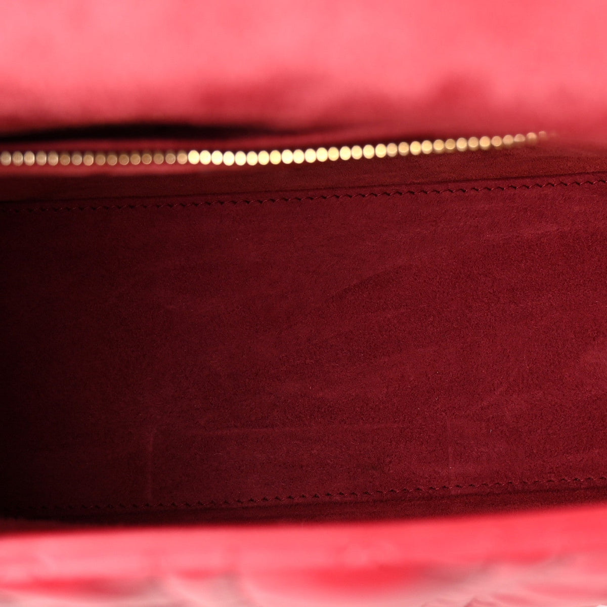 Lambskin Cannage Medium Lady Dior Red