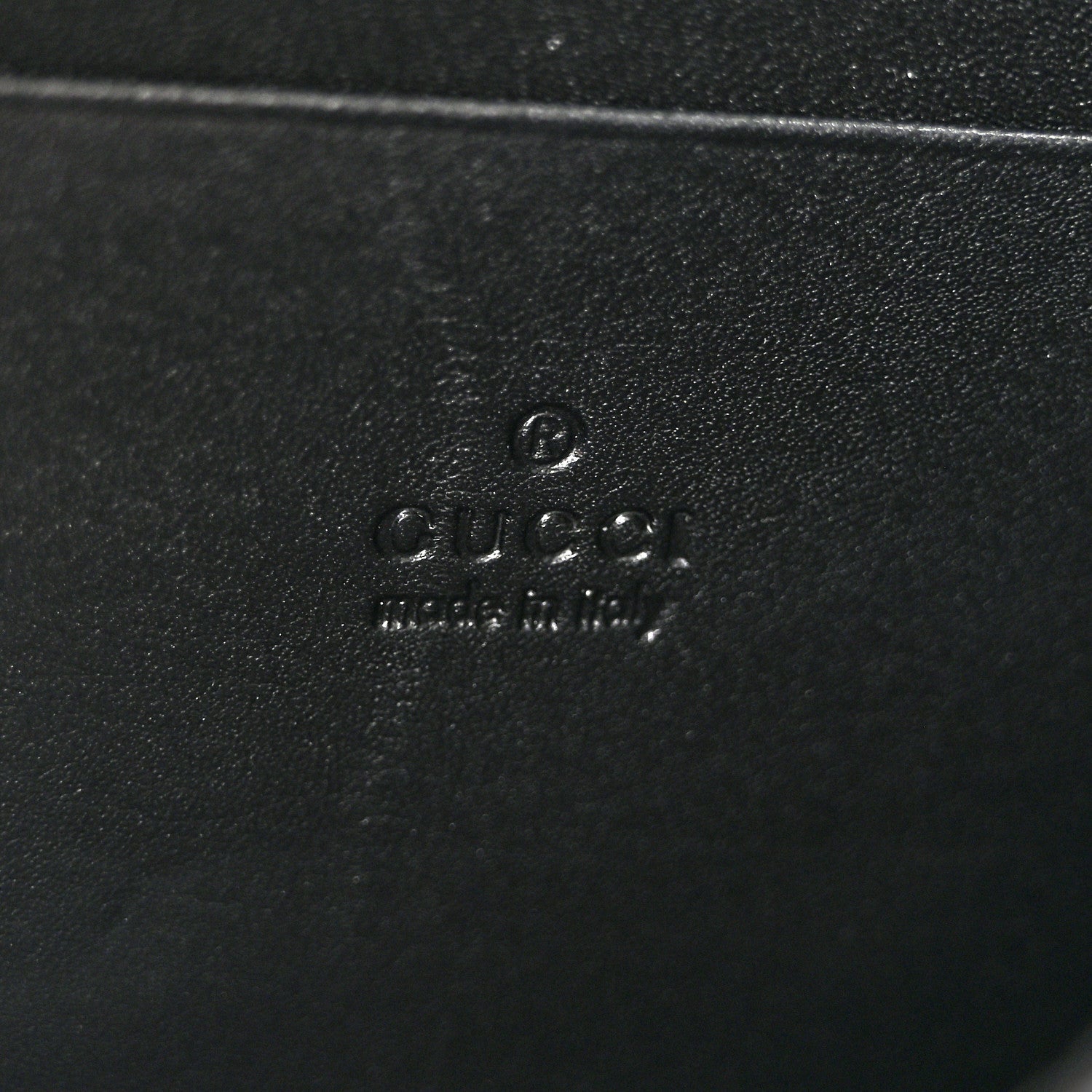 Calfskin Matelasse GG Marmont Chain Wallet Black