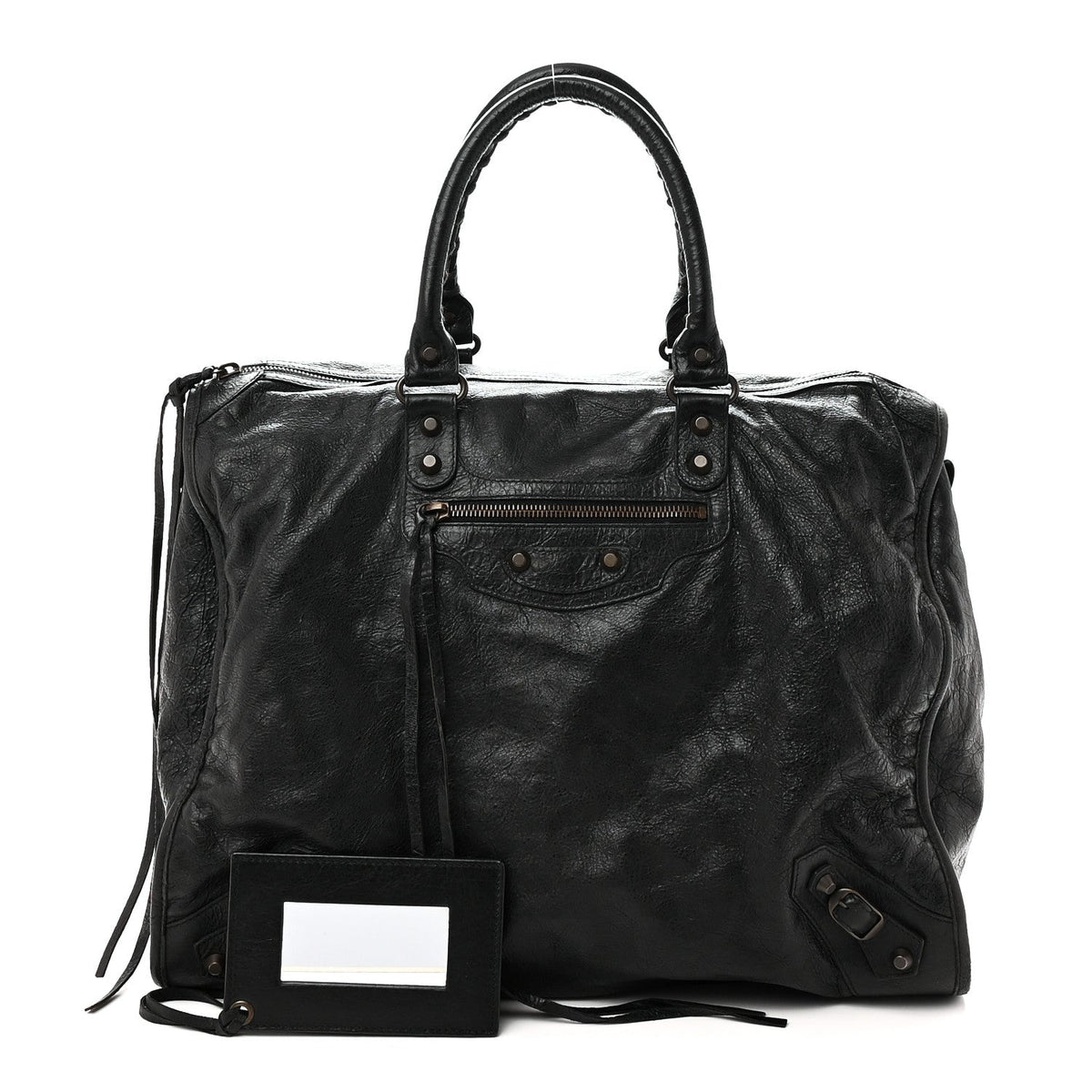Agneau Classic Hardware Kraft Black