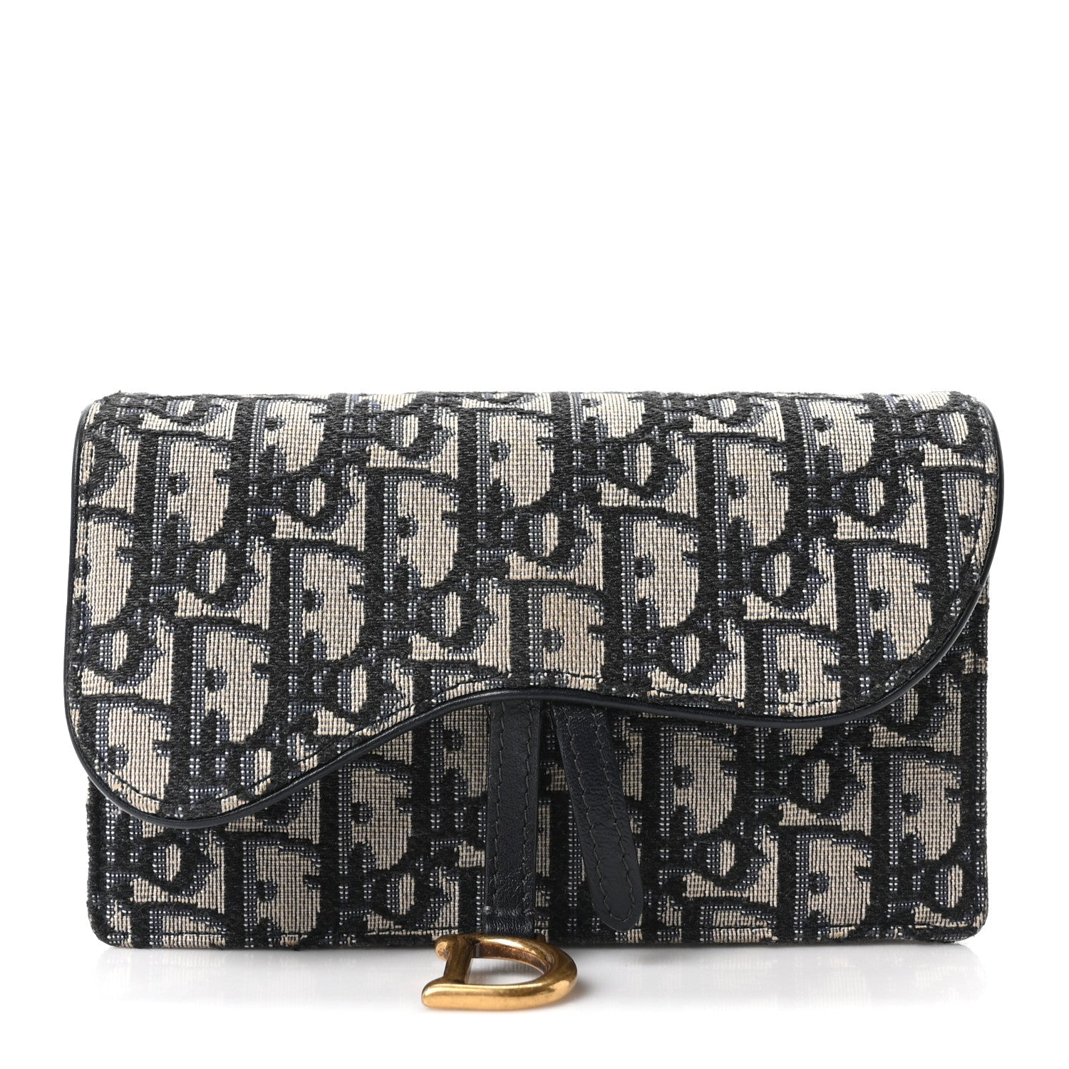 Oblique Saddle Belt Bag Blue