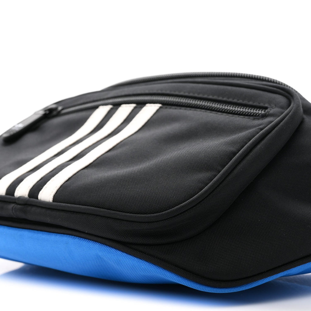 X ADIDAS Nylon Belt Bag Black Blue