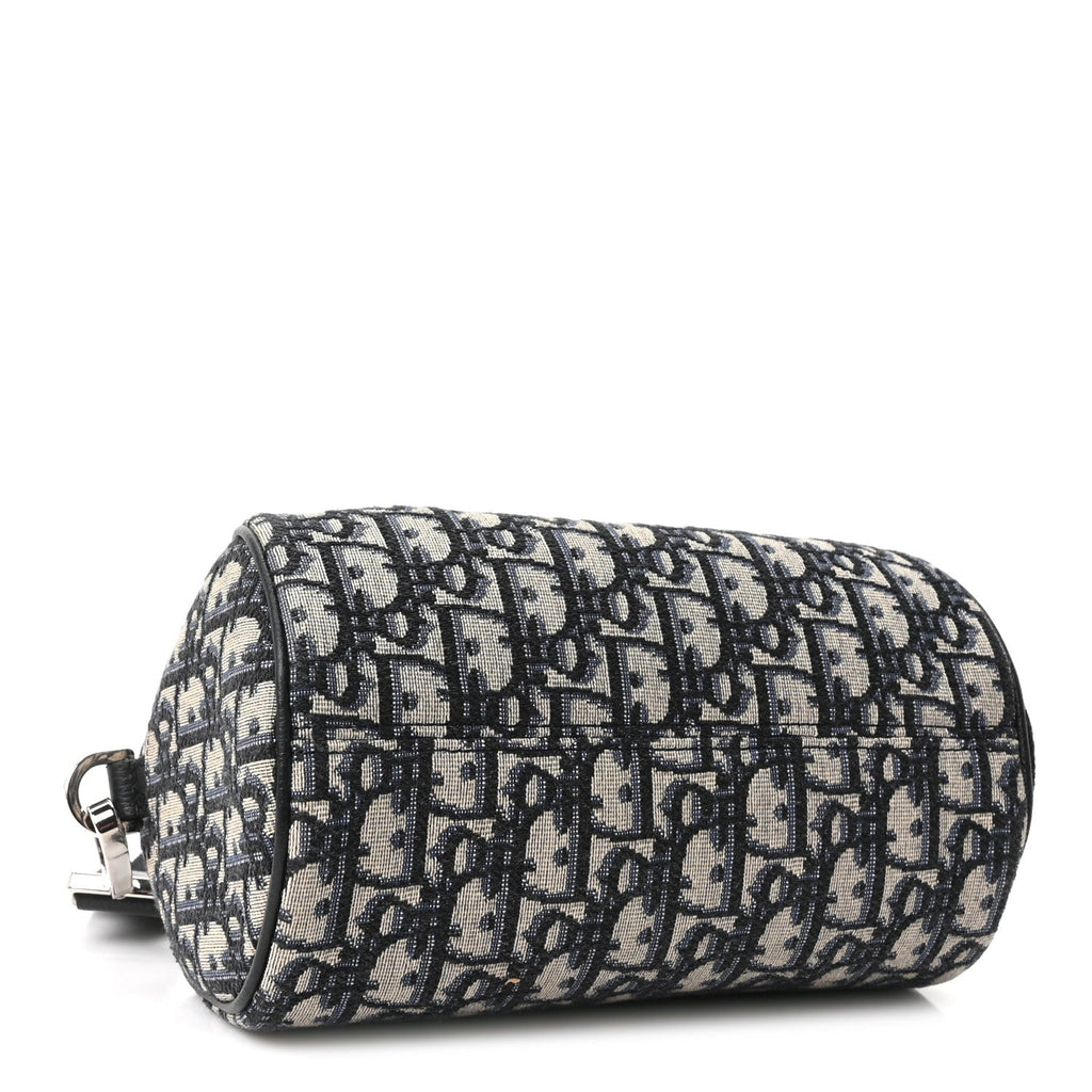 Oblique Roller Messenger Bag Blue