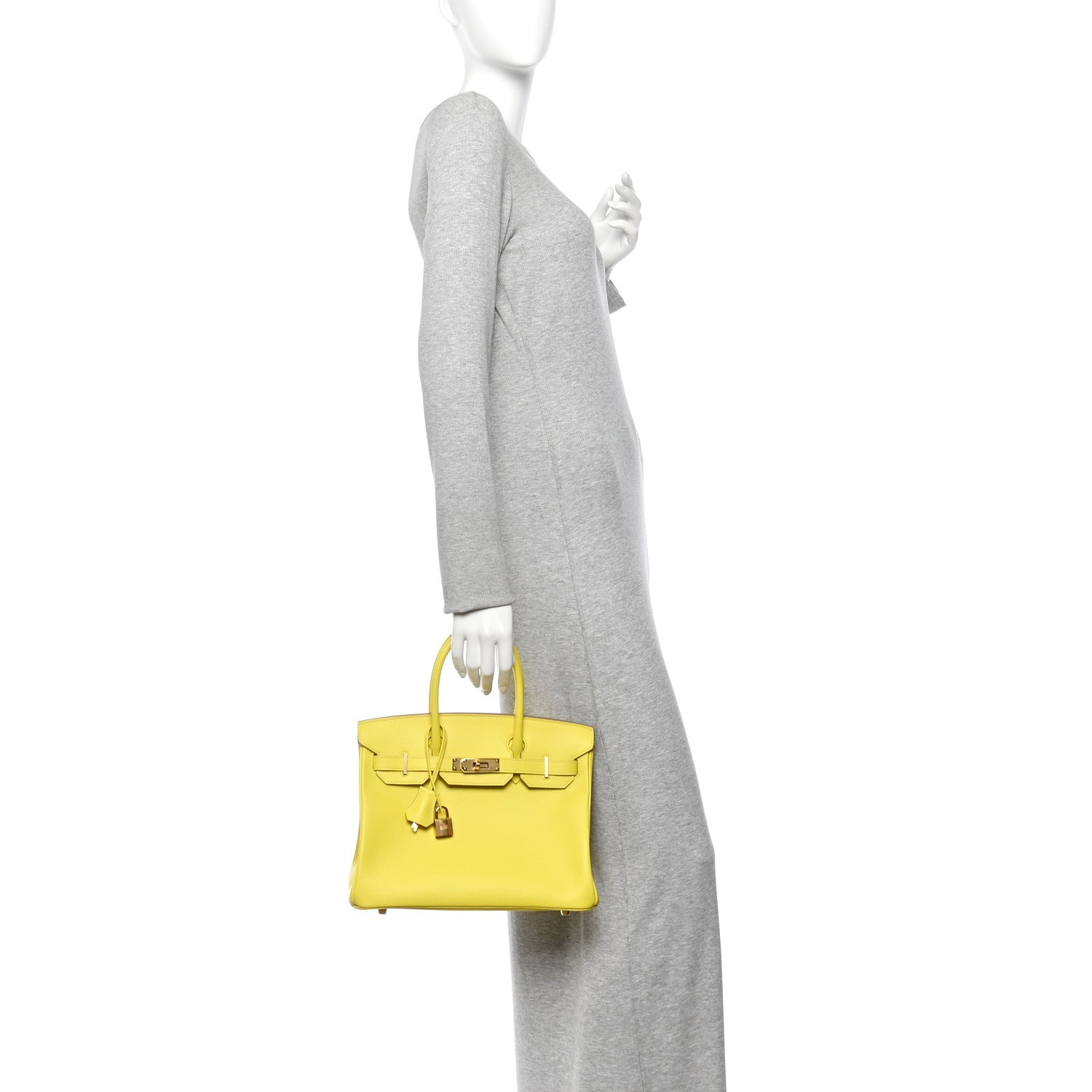 Epsom Birkin 30 Jaune Poussin