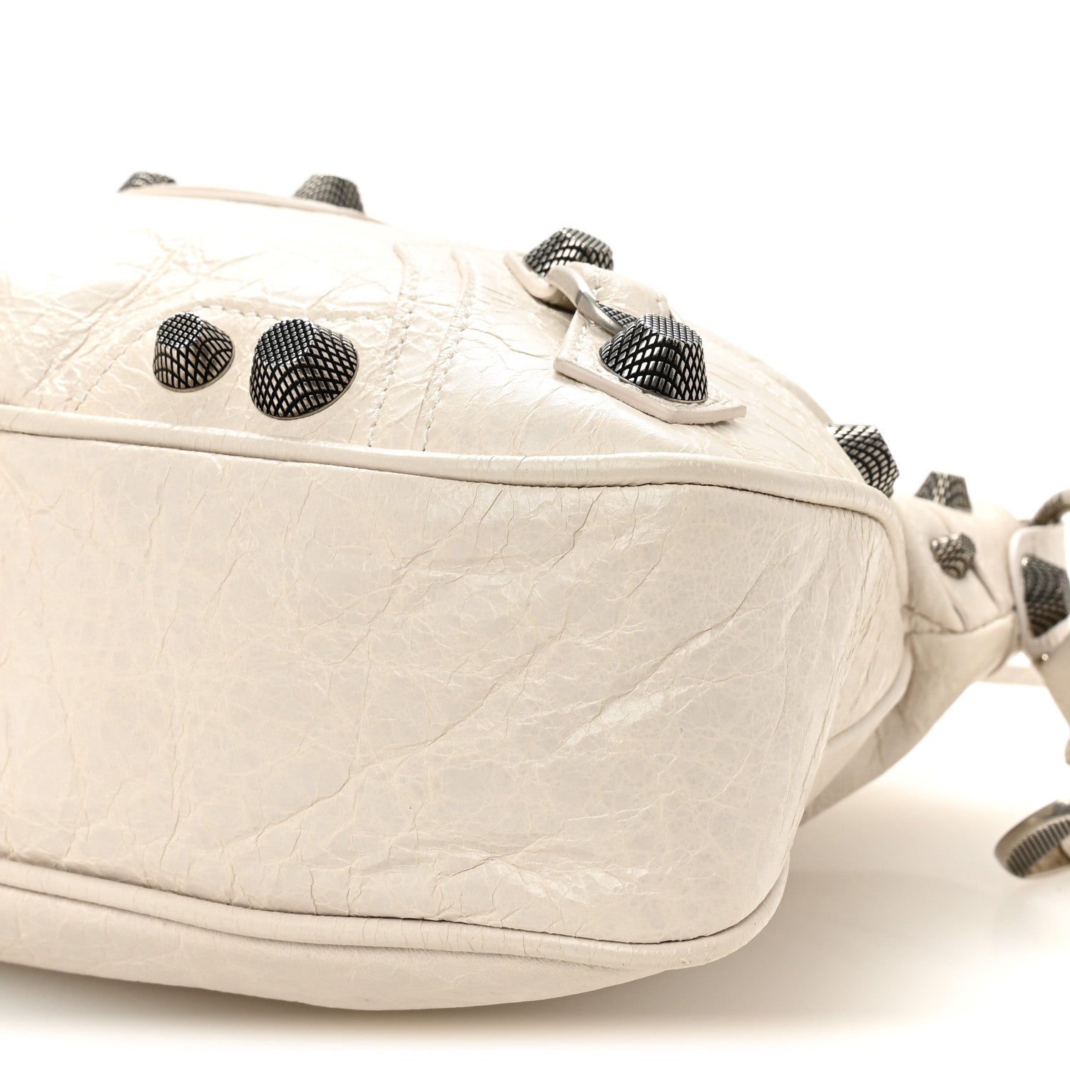 Agneau Arena Neo Cagole Medium Handbag White