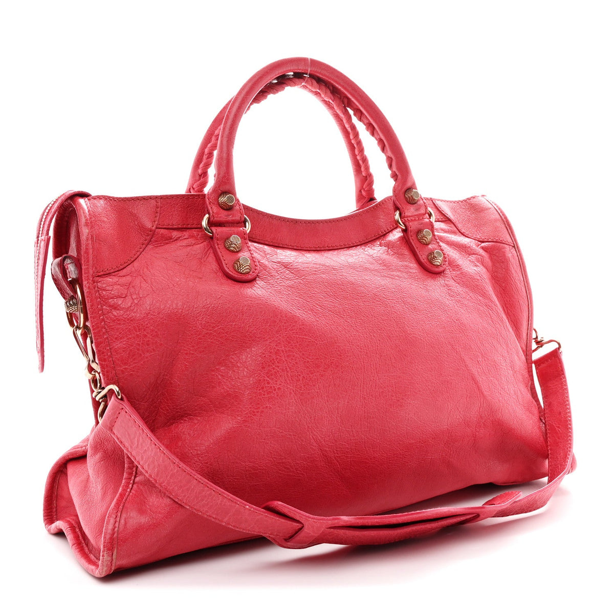 Agneau Giant 12 Rose Gold Hardware City Rose Thulian