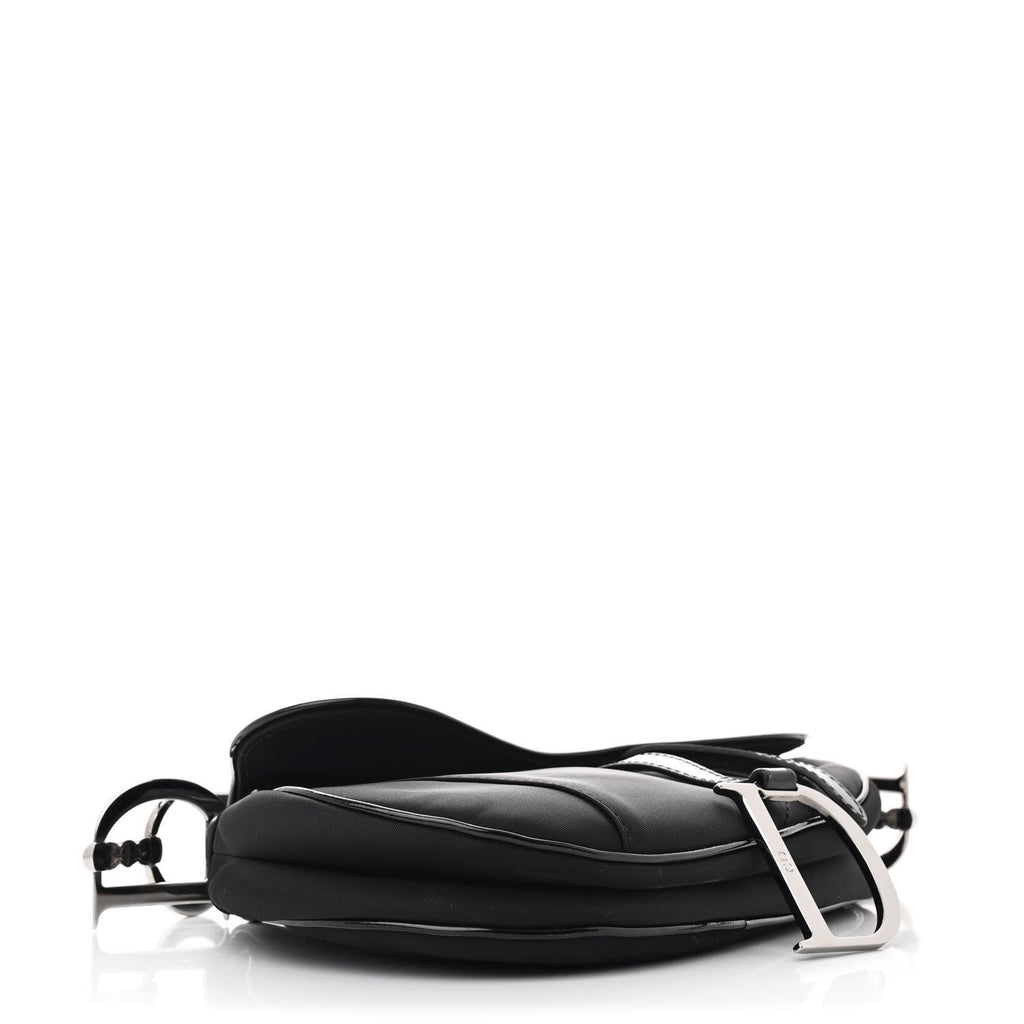 Nylon Saddle Bag Black