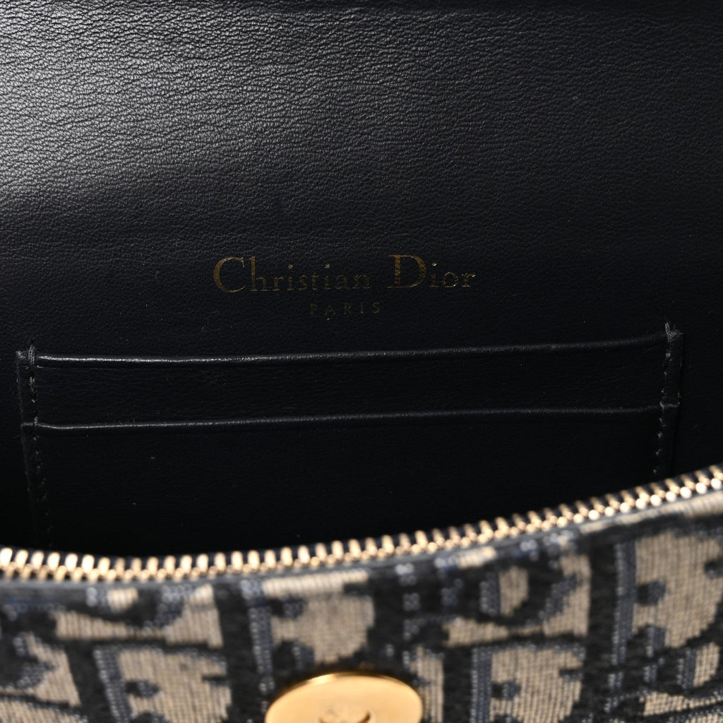 Oblique Saddle Belt Bag Blue