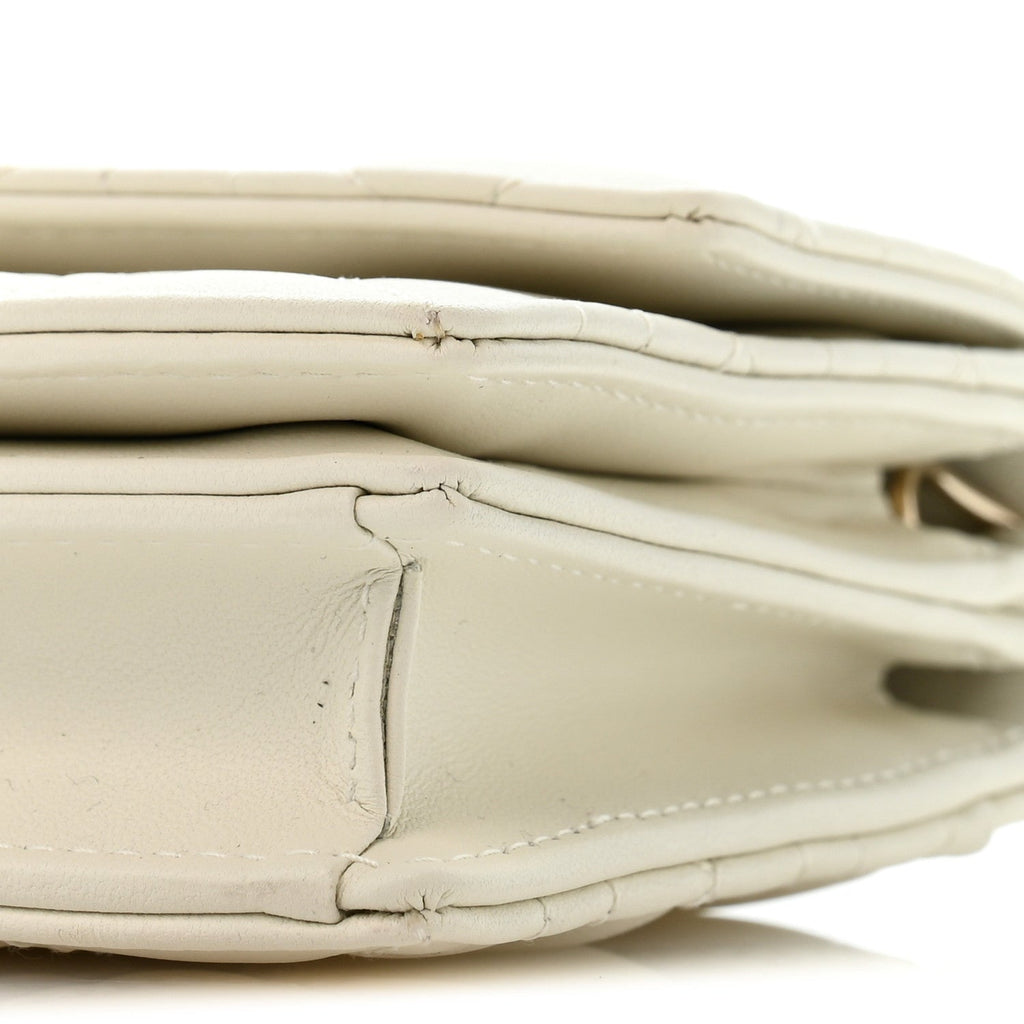 Lambskin Cannage Mini My Dior Bag Latte