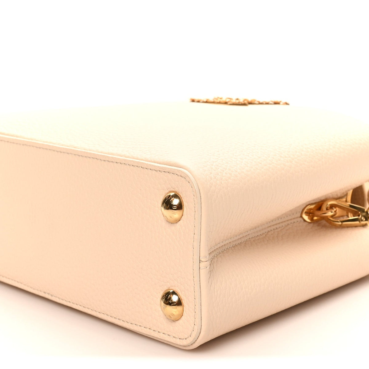 Taurillon Bloom Capucines BB Powder Beige