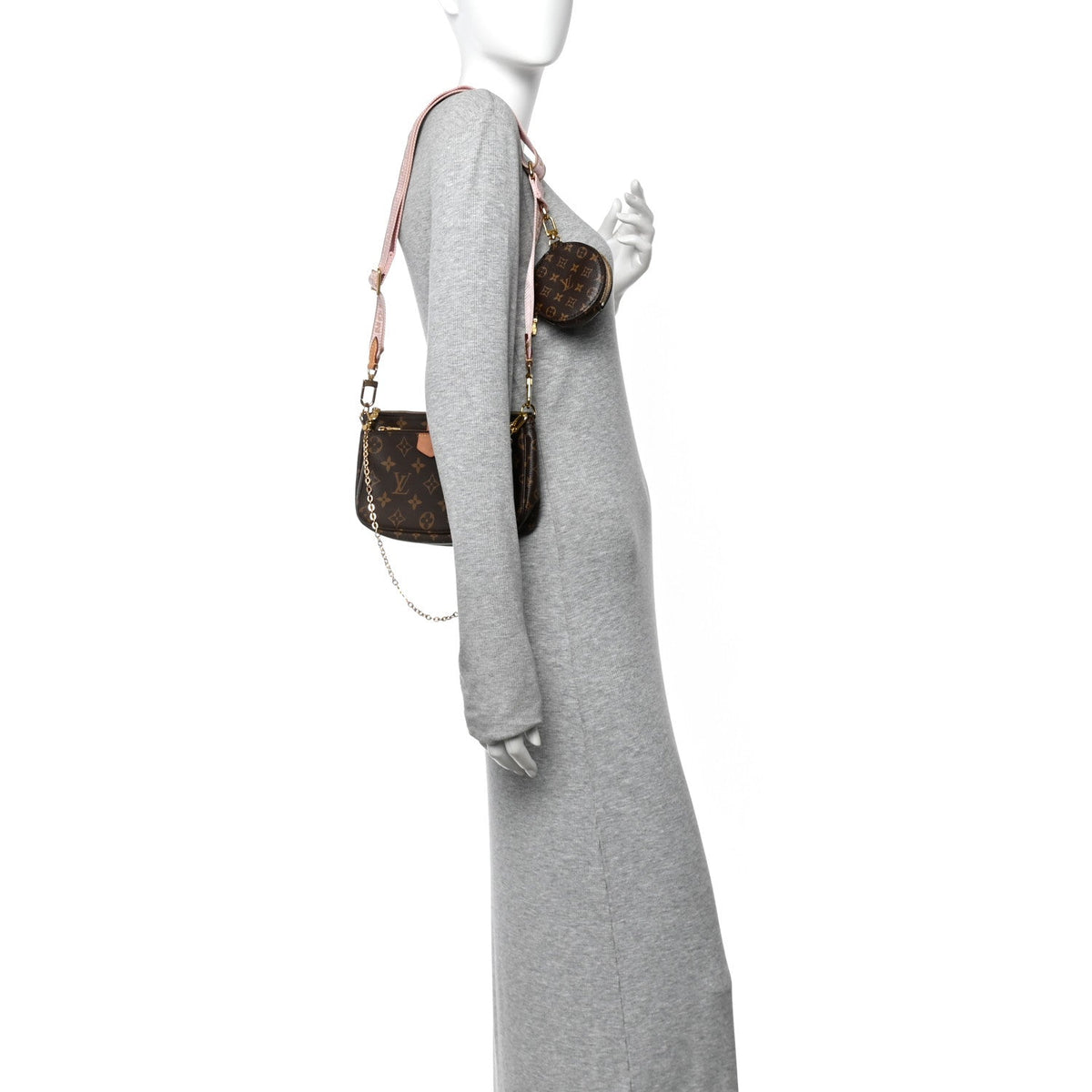 Monogram Multi Pochette Accessories Rose Clair