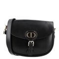 Box Calfskin Medium Bobby Flap Black