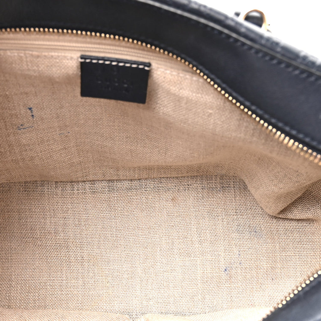 Microguccissima Medium Crossbody Bag Blue
