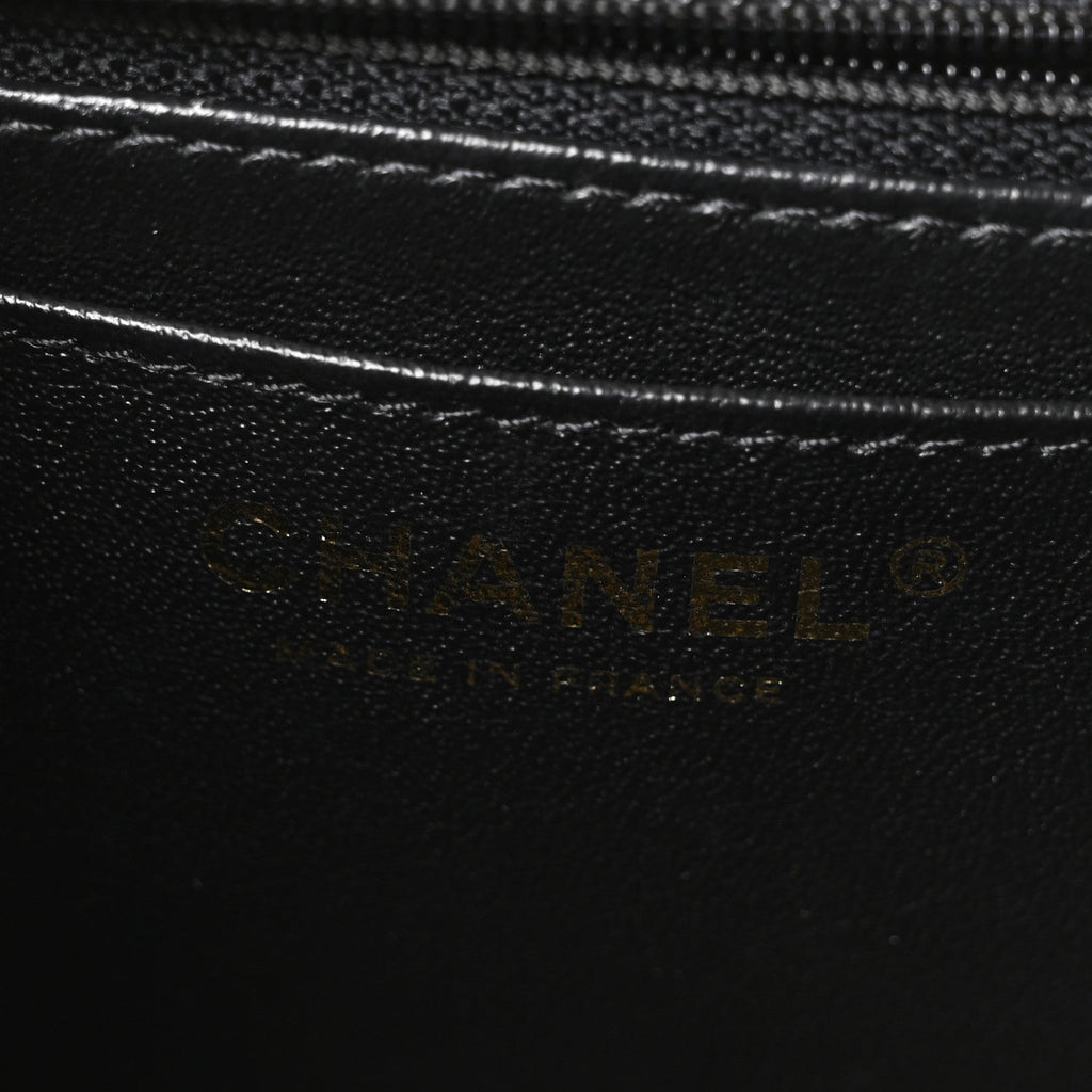 Metallic Calfskin Crocodile Embossed Cocodile Rectangular Mini Flap Gold