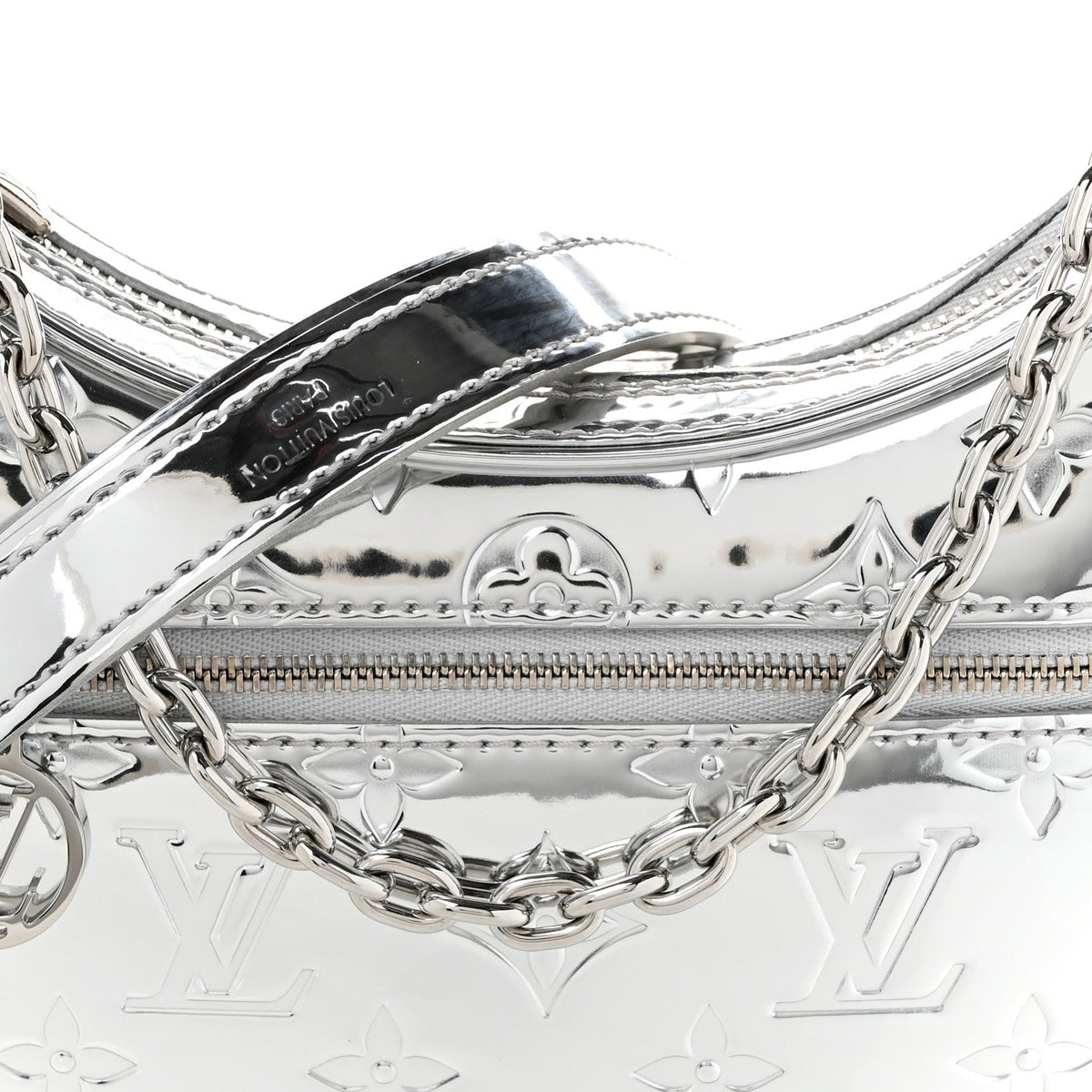 Monogram Miroir Loop PM Silver