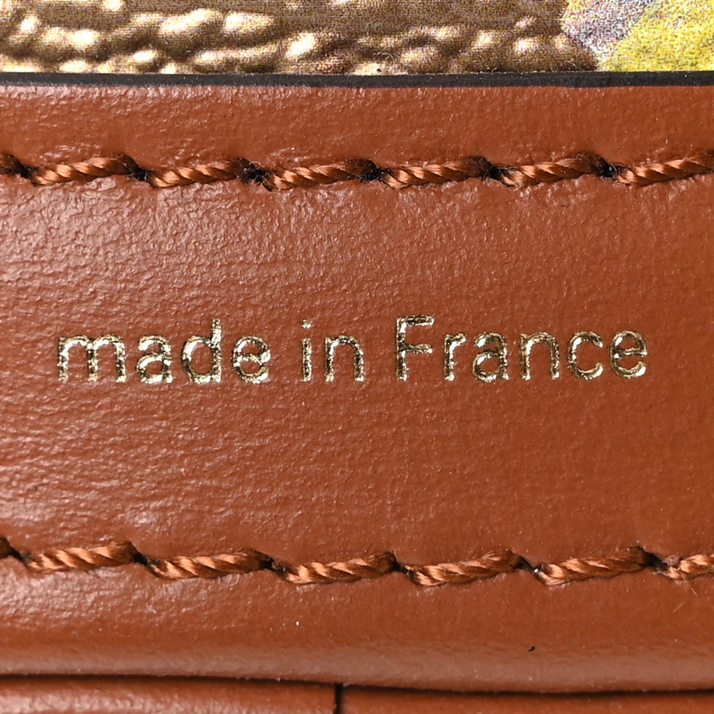 Metallic Monogram LV Garden Nano Bucket Bag Gold