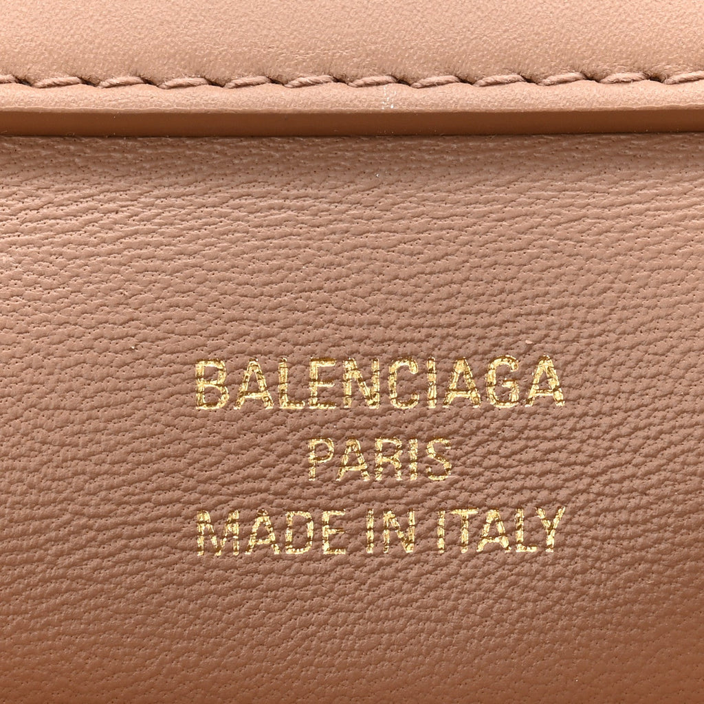 Smooth Calfskin Medium Rodeo Top Handle Handbag Latte
