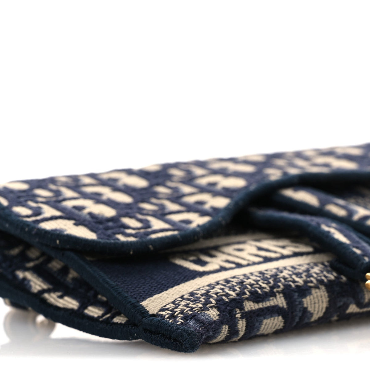 Oblique Slim Saddle Pouch Blue