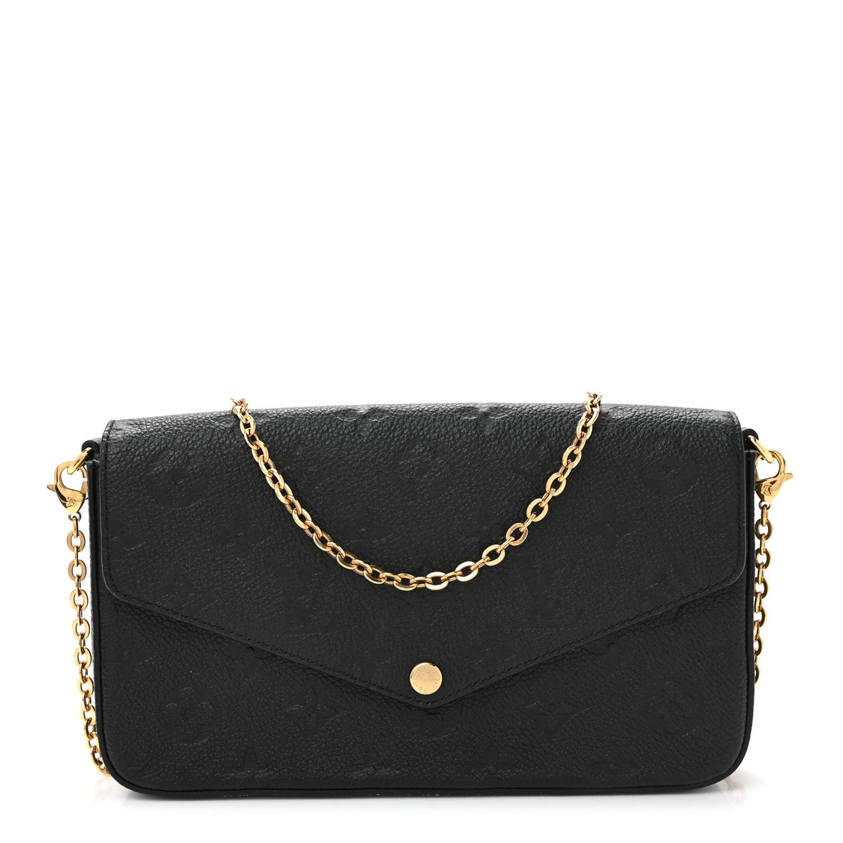 Empreinte Pochette Felicie Chain Wallet Black