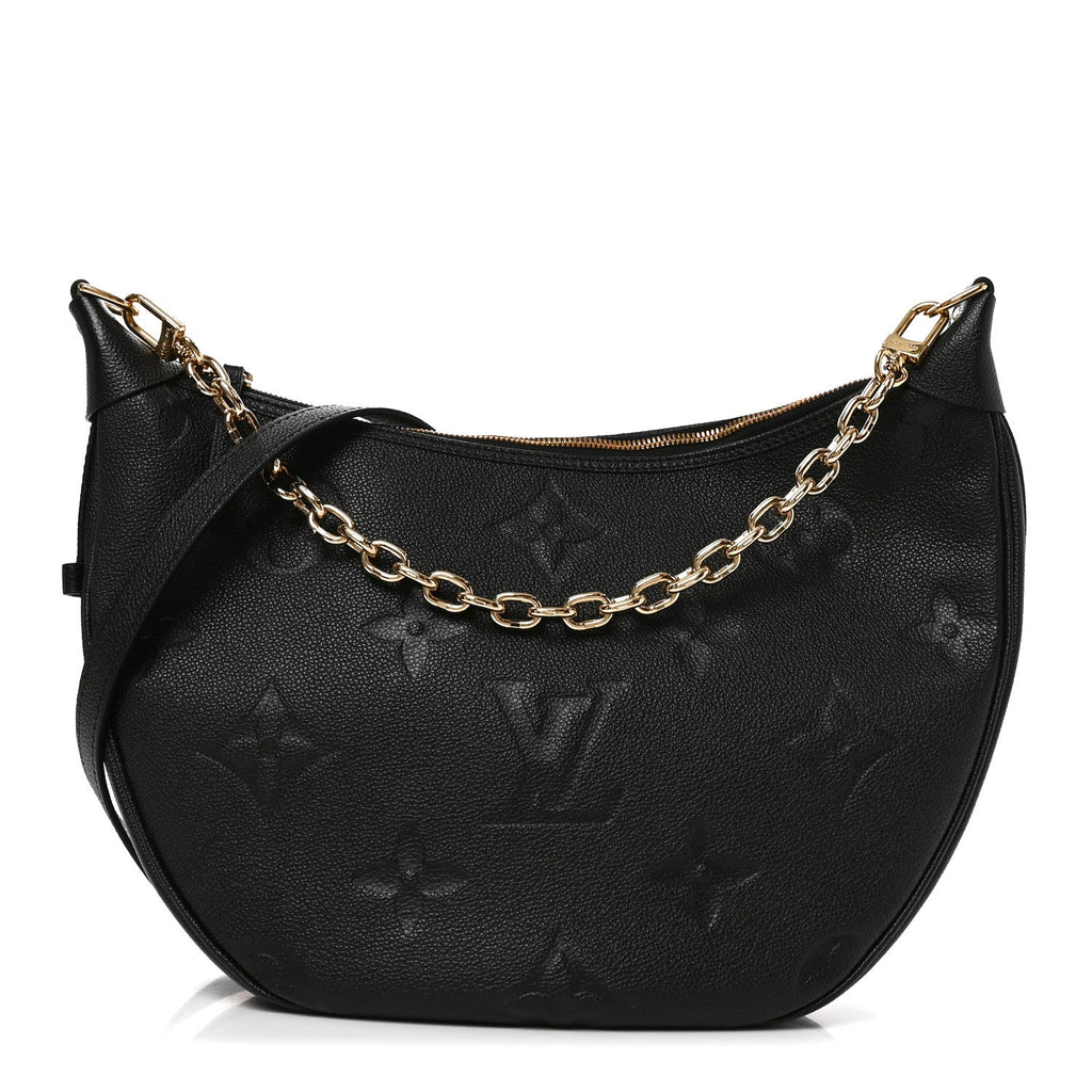 Empreinte Monogram Giant Loop Hobo Black