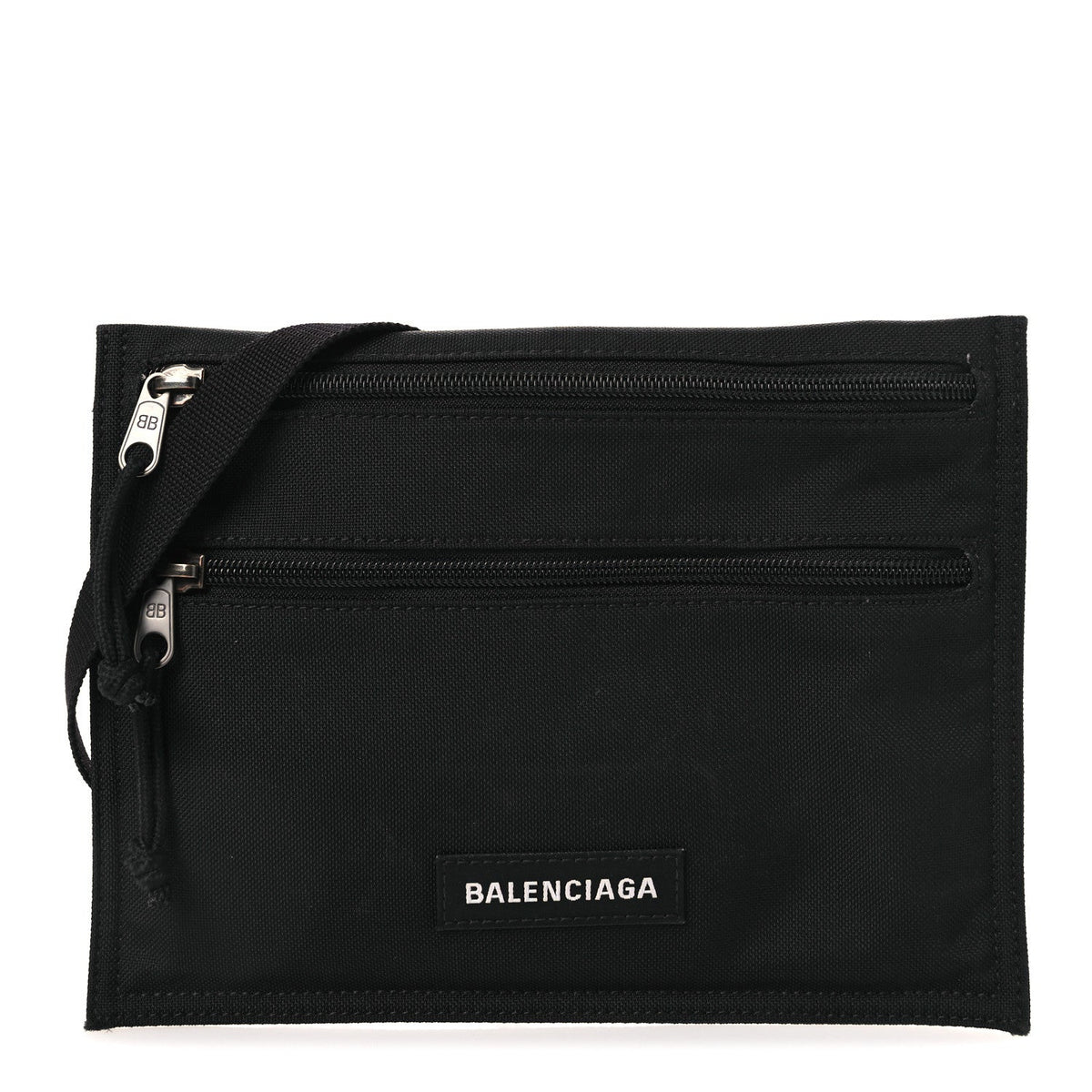 Nylon Explorer Crossbody Pouch Black