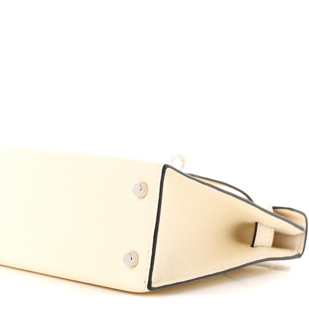 Epsom Mini Kelly Sellier 20 Nata Terre Bai Brun