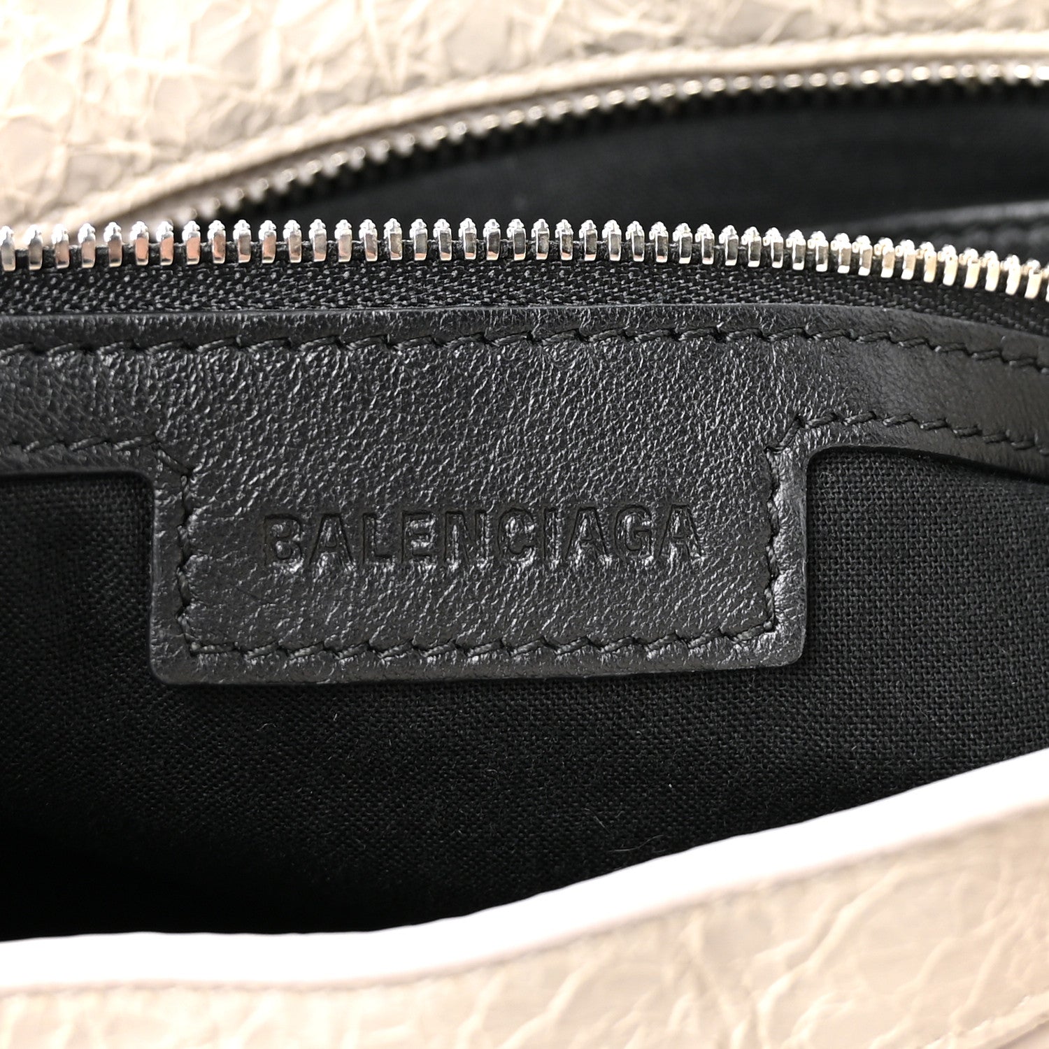 Agneau Arena Neo Cagole Medium Handbag White