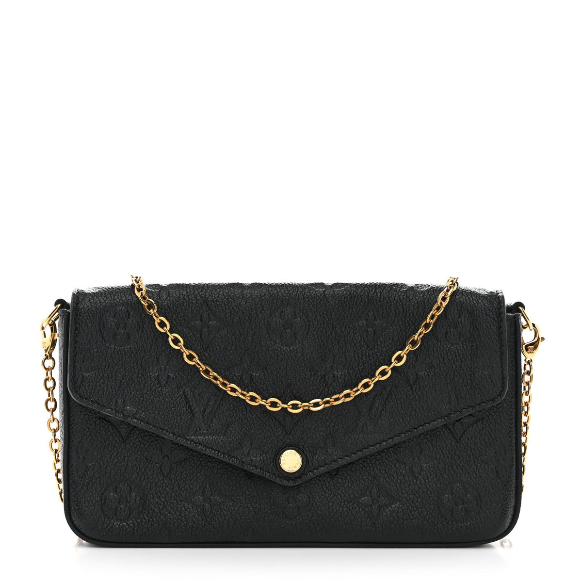 Empreinte Pochette Felicie Chain Wallet Black